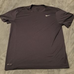 Dark Grey Nike Dri-fit Workout Shirt